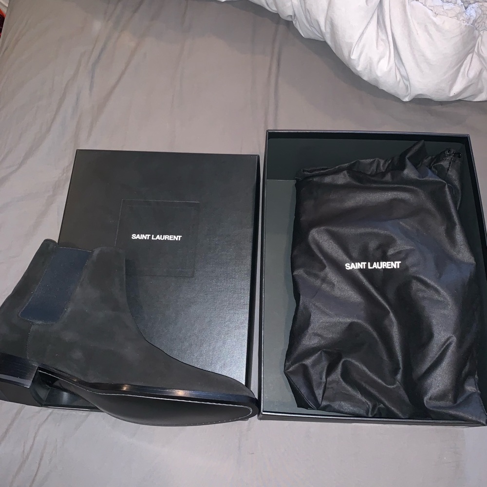 Yves Saint Laurent Chelsea Boots (retails $945)